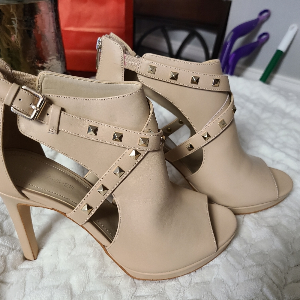 Marc Fisher Peep Toe Booties